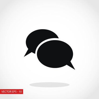 iletişimin bir düz simgesi