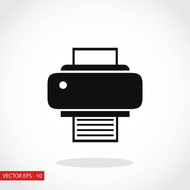 Yazıcı simgesi vektör