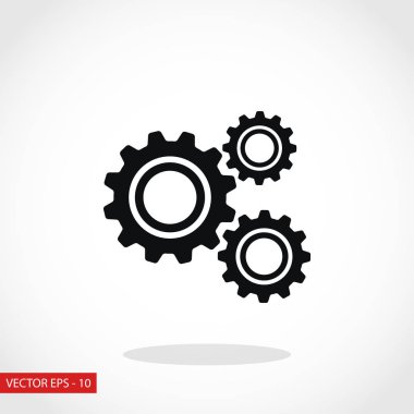 dişli simge vektör