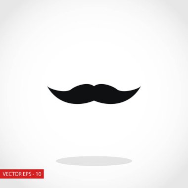 Bıyık simge vektör