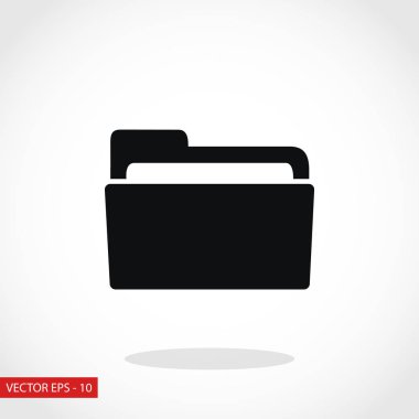 klasör simge vektör