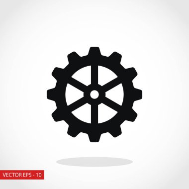 dişli simge vektör