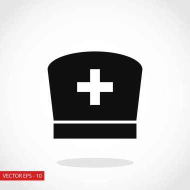 Düz hemşire simgesi