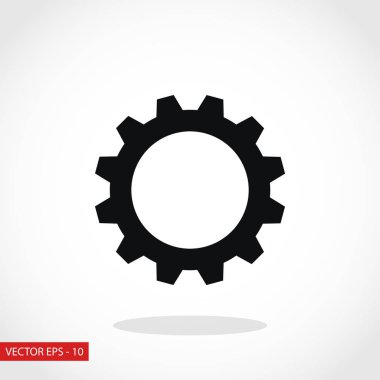 dişli simge vektör