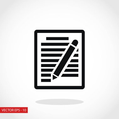 Kağıt vektör simgesi