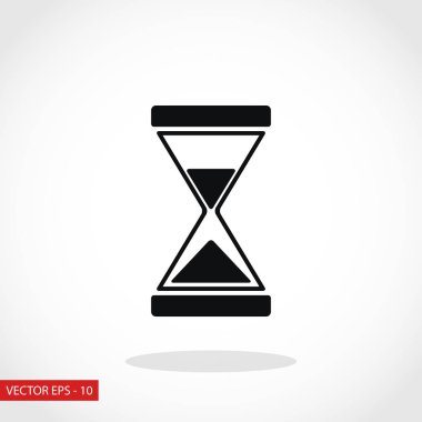 kum saati simgesi vektör