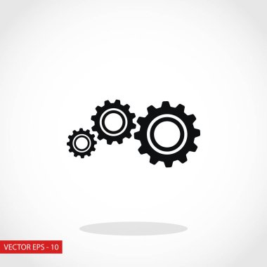 dişli simge vektör