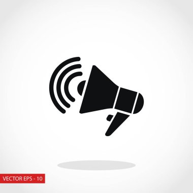 Hoparlör simgesi vektör
