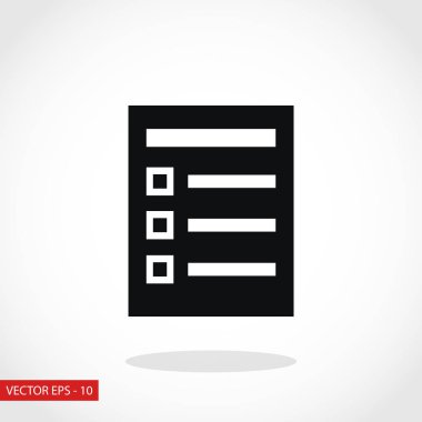 Kağıt simge vektör