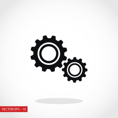 dişli simge vektör