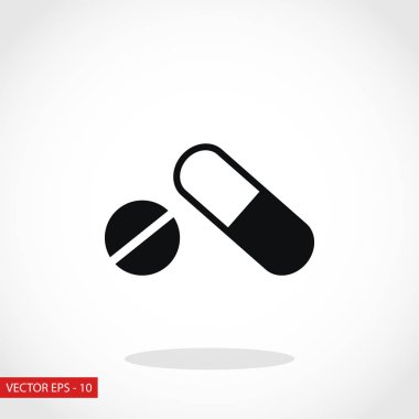 Kapsül Vektör Simgesi