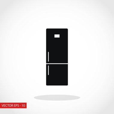 Buzdolabı simge vektör