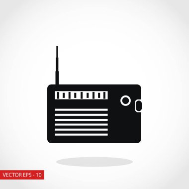 radyo simge vektör