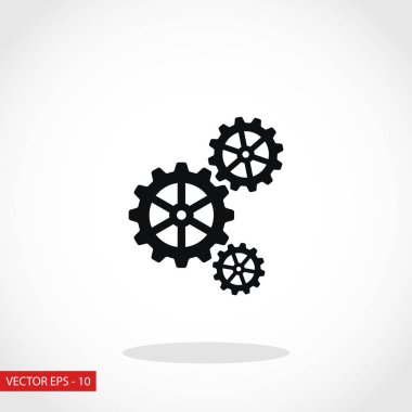 dişli simge vektör