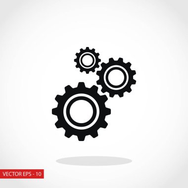 dişli simge vektör