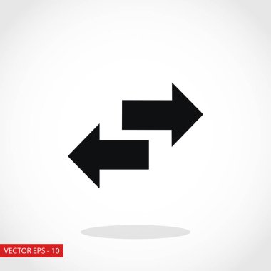 Geri dönüşüm vektör simgesi