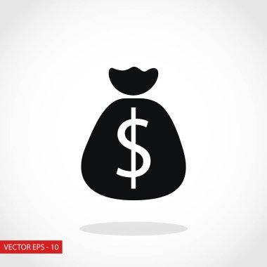 Para çantası işareti simgesi