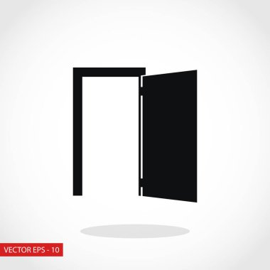 Kapı simge vektör
