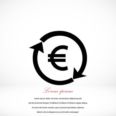 para dönüştürme simgesi