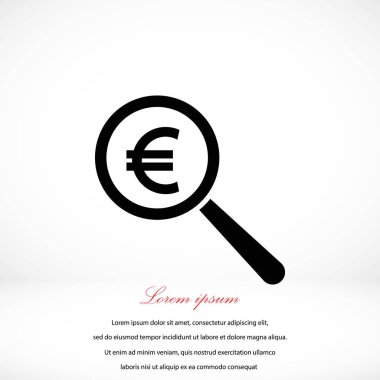 Arama euro para simgesi