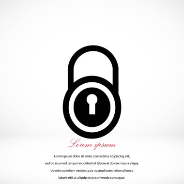 Vektör simgesini kilitle