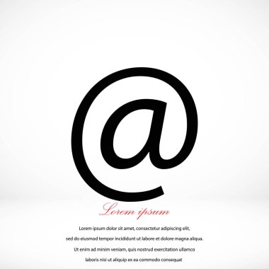 e-posta simge vektör