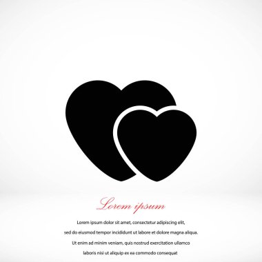 Kalp Vektörü Simgesi