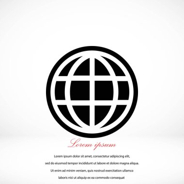 Dünya Vektör Simgesi