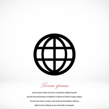 Dünya Vektör Simgesi