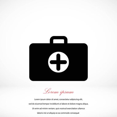 Hemşirelik çanta simgesi