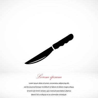 Knife icon vector