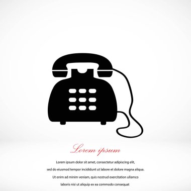 Telefon simge vektör
