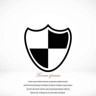 kalkan işareti simgesi