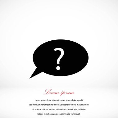 Soru işareti simgesi