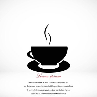 Kahve simge vektör