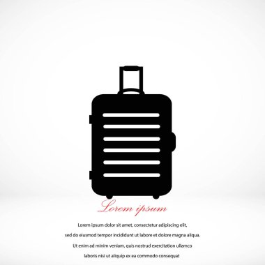 seyahat çantası simgesi