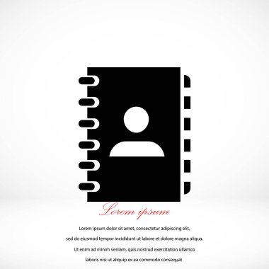 defter vektör simgesi