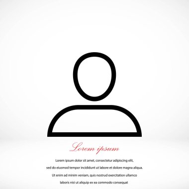 Kullanıcı simge vektör