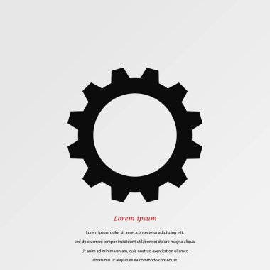 dişli simge vektör