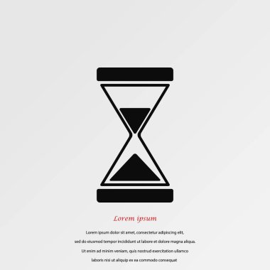 kum saati simgesi vektör