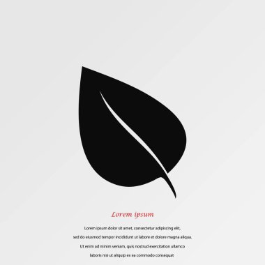 simge vektör yaprak