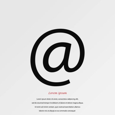e-posta simge vektör