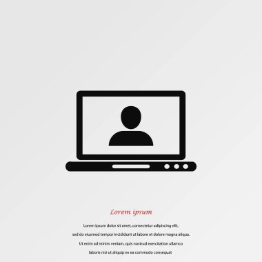 dizüstü bilgisayar, kullanıcı simgesi