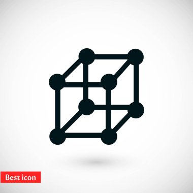  küp simge vektörü