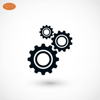 dişli simge vektör