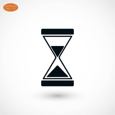 kum saati simgesi vektör