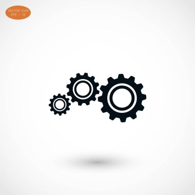 dişli simge vektör