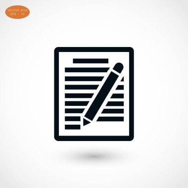 Kağıt vektör simgesi