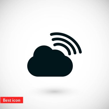 bulut vektör simgesi
