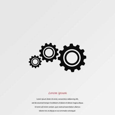 dişli simge vektör